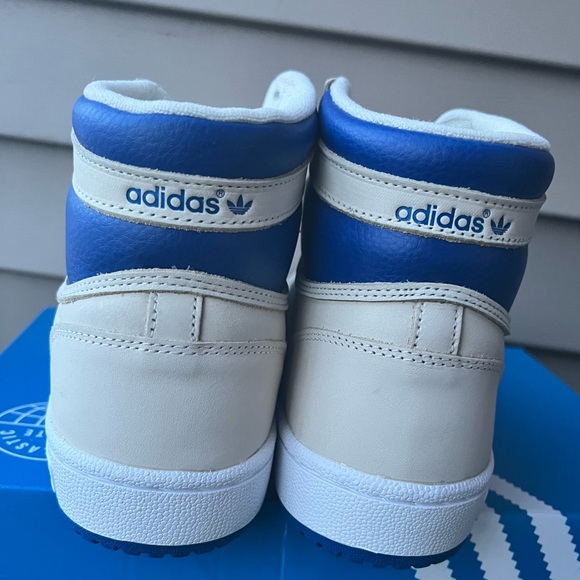 Adidas Originals Top Ten RB High basketball sneakers in Cream Blue - Picture 3 of 7